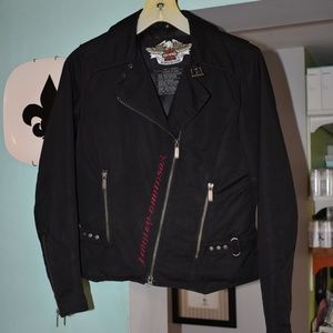 Woman's Small Black Harley Davidson  Jacket